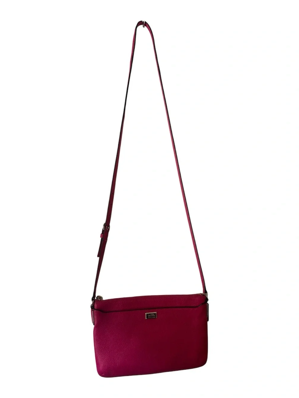 Coach Pebble Leather Crossbody - Fuchsia Pink with Gold Hardware
